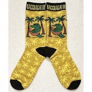 Bacchus 2026 Socks Bacchagator Y New Orleans Mardi Gras Krewe Favor Throw BR2305